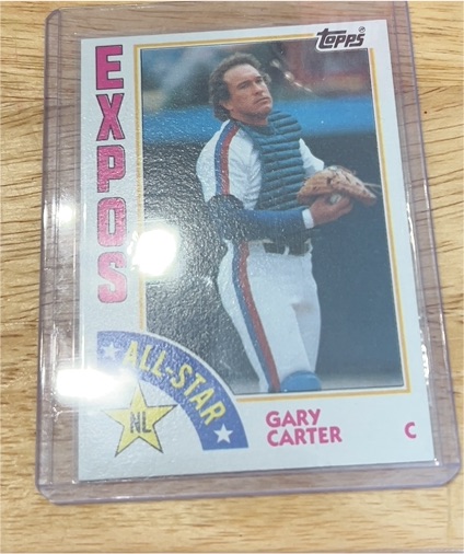 1984 Topps #393 Gary Carter — front