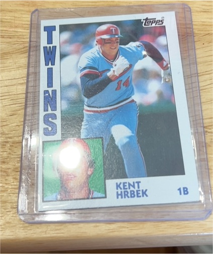 1984 Topps #345 Kent Hrbek — front
