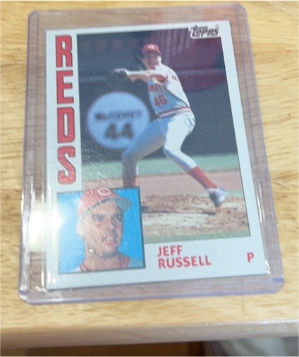 1984 Topps #270 Jeff Russell — front