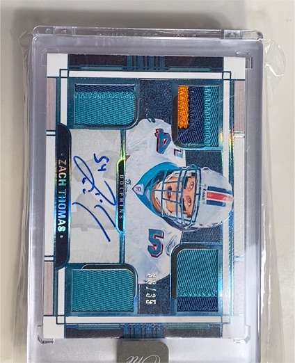 2023 Panini One #21 Zach Thomas — front