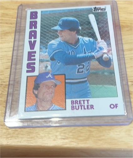 1984 Topps #77 Brett Butler — front