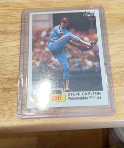 1984 Topps #1 Steve Carlton — front