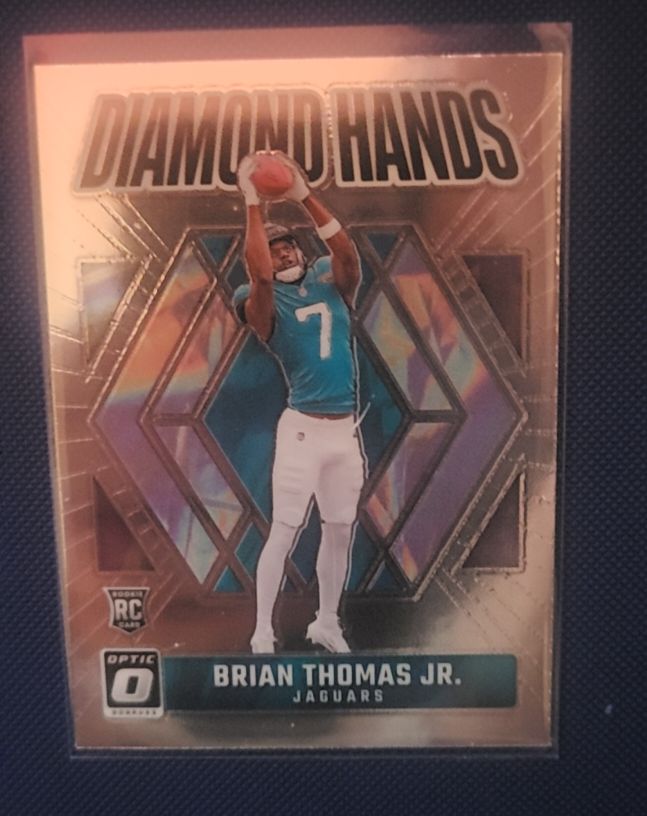 2024 Donruss Optic #2 Brian Thomas Jr. Diamond Hands — front