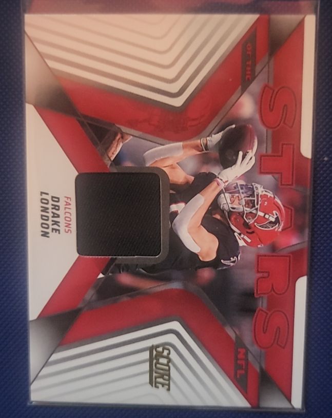 2025 Panini Score Stars of the NFL #SNJ-DLN Drake London — front