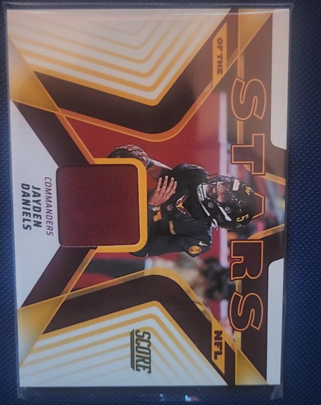 2025 Panini Score Stars of the NFL #SNJ-JDS Jayden Daniels — front