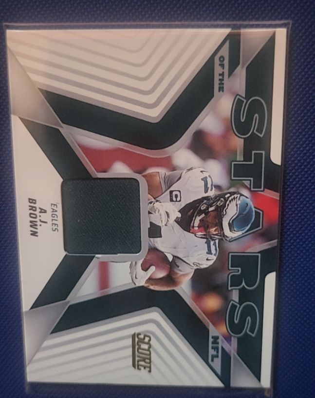 2025 Panini Score Stars of the NFL #SNJ-ABM A.J. Brown — front