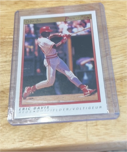 1991 OPC O-Pee-Chee Premier #29 Eric Davis — front