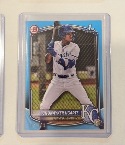 2025 Bowman #BP-123 Jhonayker Ugarte — front