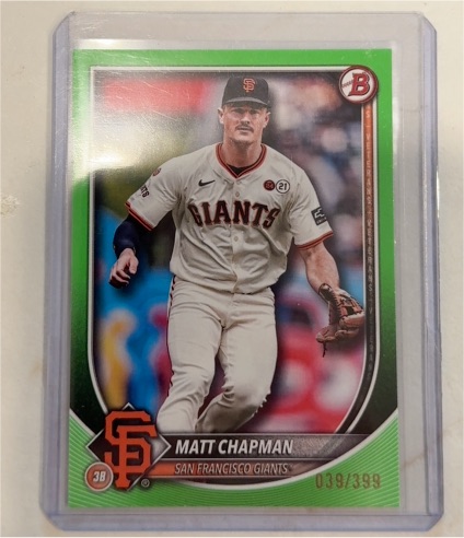 2025 Bowman #74 Matt Chapman — front