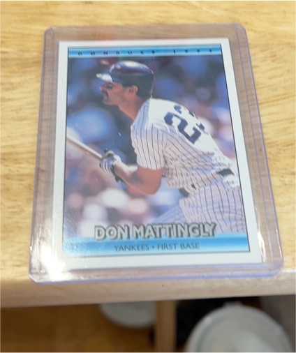 1992 Donruss #596 Don Mattingly — front