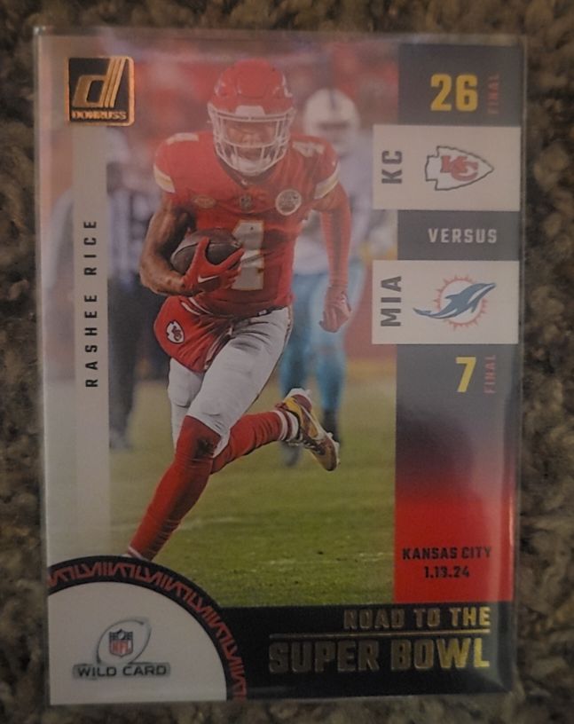 2024 Panini Donruss #SBWC1 Rashee Rice Road to the Super Bowl Wild Card — front