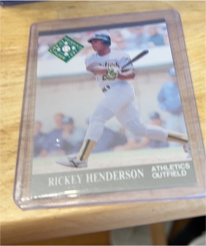 1991 Fleer Ultra #393 Rickey Henderson — front