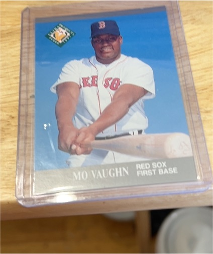 1991 Fleer Ultra #387 Mo Vaughn — front