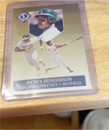 1991 Fleer Ultra #5 Rickey Henderson — front