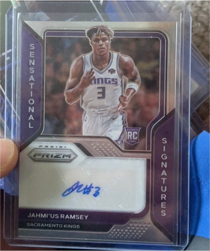 2020-21 Panini Prizm Sensational Signatures #SS-JRA Jahmi'us Ramsey — front