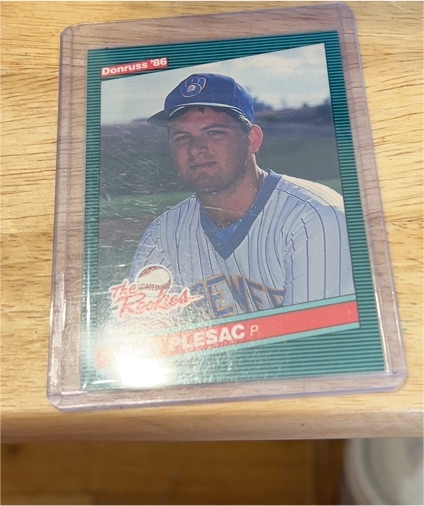 1986 Donruss The Rookies #14 Dan Plesac — front