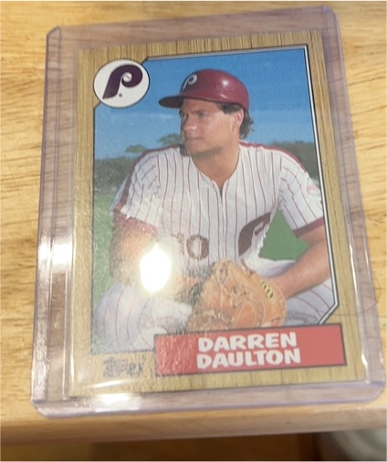 1987 Topps #636 Darren Daulton — front