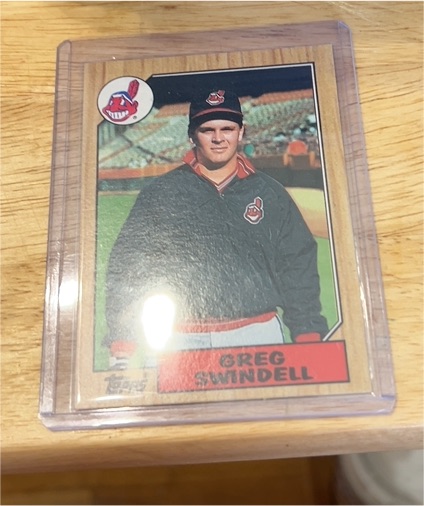 1987 Topps #319 Greg Swindell — front