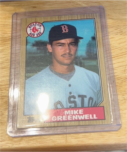 1987 Topps #259 Mike Greenwell — front