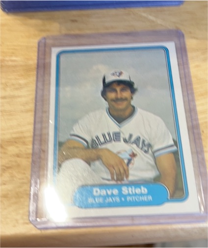 1982 Fleer #622 Dave Stieb — front