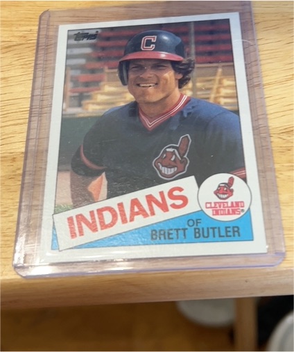 1985 Topps #637 Brett Butler — front