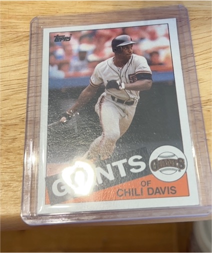 1985 Topps #245 Chili Davis — front