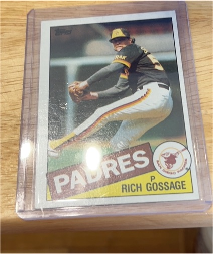 1985 Topps #90 Rich Gossage — front