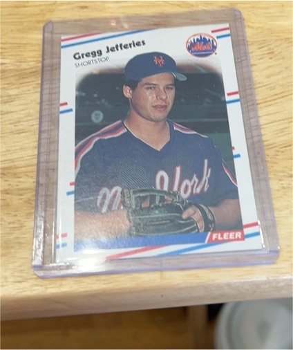 1988 Fleer #137 Gregg Jefferies — front