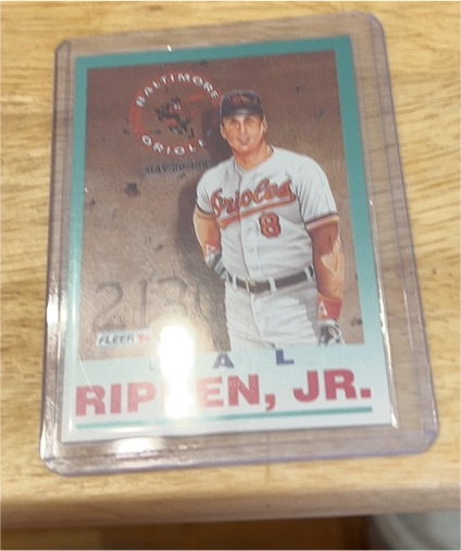 1992 Fleer #711 Cal Ripken Jr. — front