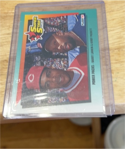 1992 Fleer Super Star Specials #704 Barry Larkin Kirby Puckett — front
