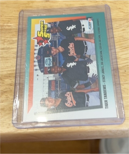1992 Fleer Super Star Specials #701 Tiger Tandems Bo Jackson Frank Thomas — front