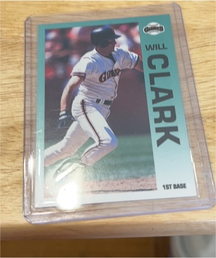 1992 Fleer #631 Will Clark — front