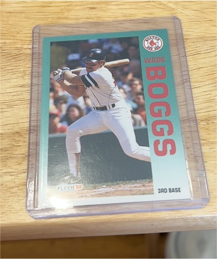 1992 Fleer #32 Wade Boggs — front