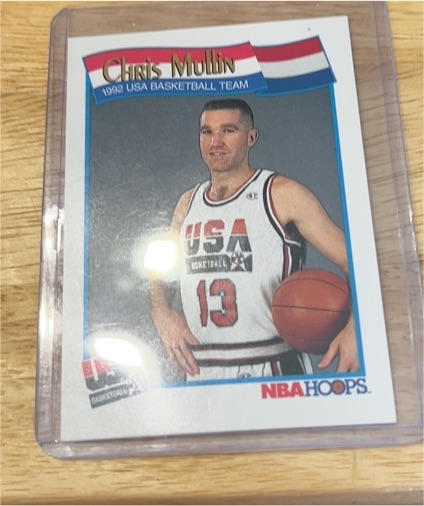 1991-92 NBA Hoops #581 Chris Mullin USA Basketball Team — front
