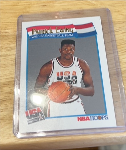 1991 NBA Hoops #577 Patrick Ewing USA Basketball — front