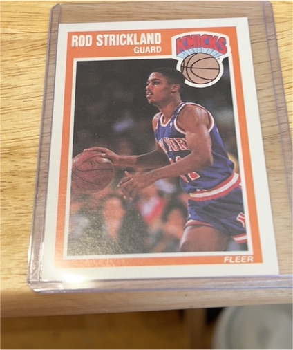 1989-90 Fleer #104 Rod Strickland — front