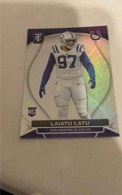 2024 Panini Totally Certified #156 Laiatu Latu — front