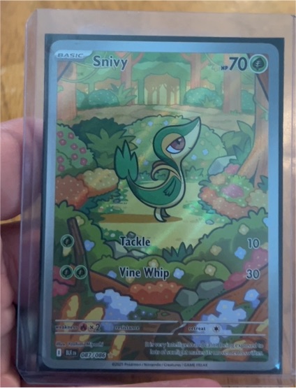2025 Pokémon SV11B #087 Snivy Black Bolt — front