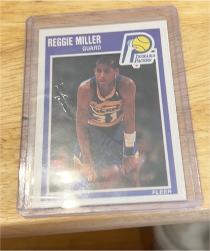 1989 Fleer #65 Reggie Miller — front
