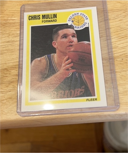 1989-90 Fleer #55 Chris Mullin — front