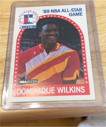 1989-90 NBA Hoops #234 Dominique Wilkins — front