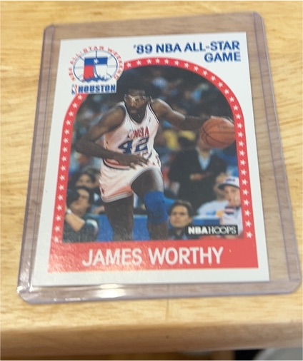 1989-90 NBA Hoops #219 James Worthy — front