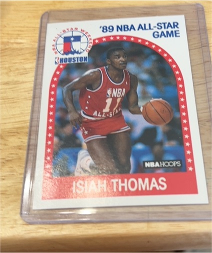 1989-90 Hoops #177 Isiah Thomas — front