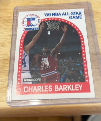 1989-90 NBA Hoops #96 Charles Barkley All-Star Game — front