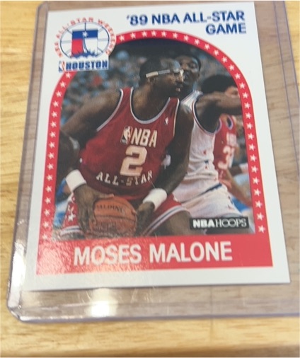 1989-90 NBA Hoops #84 Moses Malone — front