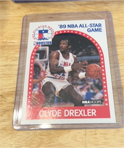 1989 NBA Hoops #69 Clyde Drexler All-Star Game — front