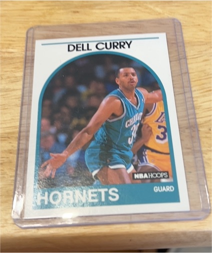 1989-90 NBA Hoops #299 Dell Curry — front
