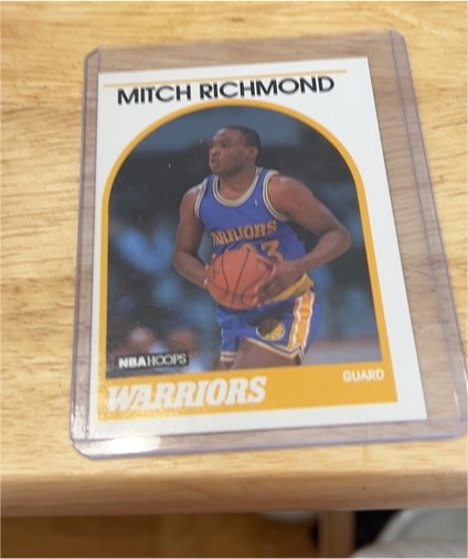 1989 NBA Hoops #260 Mitch Richmond — front