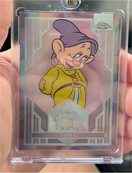 2023 Topps Chrome Disney 100 #39 Dopey — front