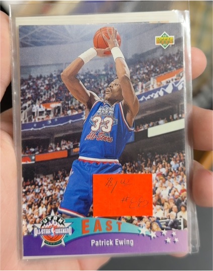 1992-93 Upper Deck #429 Patrick Ewing All-Star East — front